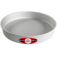 Fat Daddio's PRD-122 ProSeries 12 inch x 2 inch Round Anodized Aluminum Straight Sided Cake / Deep Dish Pizza Pan