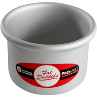 Fat Daddio's PRD-43 ProSeries 4 inch x 3 inch Round Anodized Aluminum Mini Straight Sided Cake Pan