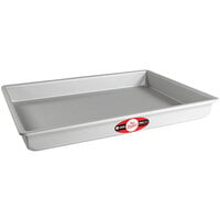 Fat Daddio's POB-12182 ProSeries 12 inch x 18 inch x 2 inch Rectangular Anodized Aluminum Straight Sided Cake Pan