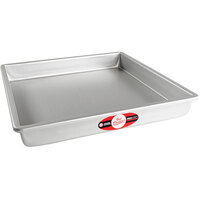 Fat Daddio's PSQ-14142 ProSeries 14 inch x 14 inch x 2 inch Square Anodized Aluminum Straight Sided Cake Pan