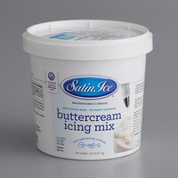 Satin Ice 2 lb. White Vanilla Buttercream Icing Mix