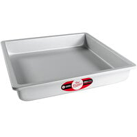 Fat Daddio's PSQ-12122 ProSeries 12 inch x 12 inch x 2 inch Square Anodized Aluminum Straight Sided Cake Pan
