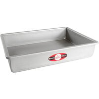 Fat Daddio's POB-11153 ProSeries 11 inch x 15 inch x 3 inch Rectangular Anodized Aluminum Straight Sided Cake Pan