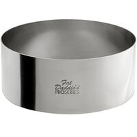 Fat Daddio's SSRD-5020 ProSeries 5 inch x 2 inch Stainless Steel Round Cake / Food Ring Mold