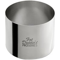 Fat Daddio's SSRD-3020 ProSeries 3 inch x 2 inch Stainless Steel Round Cake / Food Ring Mold