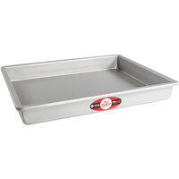 Fat Daddio's POB-12162 ProSeries 12 inch x 16 inch x 2 inch Rectangular Anodized Aluminum Straight Sided Cake Pan