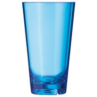 Arcoroc FM403 Outdoor Perfect 19.75 oz. Blue SAN Plastic Cooler Glass by Arc Cardinal   - 36/Case