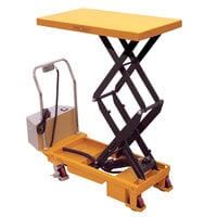Wesco Industrial Products 273713 20" x 36" Powered Double Scissors Lift Table, 770 lb. 14" - 51" Lift
