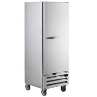 Beverage-Air RB12HC-1S-18 24" Vista Series One Section Solid Door Reach-In Refrigerator with Left-Hinged Door - 12 cu. ft.