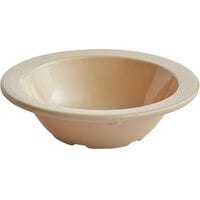 Acopa Foundations 4 oz. Tan Narrow Rim Melamine Fruit Dish - 12/Case