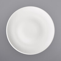 Corona by GET Enterprises PA1101712324 Actualite 9 inch Bright White Porcelain Coupe Plate - 24/Case