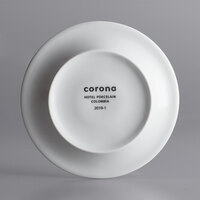 Corona by GET Enterprises PA1101800324 Actualite 6 1/4 inch Bright White Porcelain Cappuccino Saucer - 24/Case