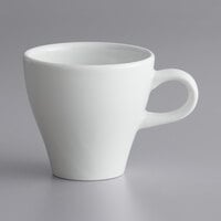 Corona by GET Enterprises PA1101804324 Actualite 5.5 oz. Bright White Porcelain Cappuccino Cup - 24/Case
