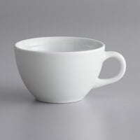 Corona by GET Enterprises PA1101904424 Actualite 8.8 oz. Bright White Porcelain Tea Cup - 24/Case