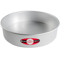 Fat Daddio's PCC-123 ProSeries 12 inch x 3 inch Round Anodized Aluminum Straight Sided Cheesecake Pan with Removable Bottom