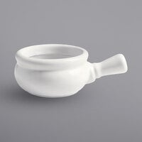Corona by GET Enterprises PA1101908812 Actualite 10.7 oz. Bright White Porcelain French Onion Soup Bowl - 12/Case