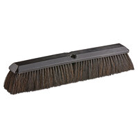 Carlisle 4056100 18" Plastic Push Broom Head with Horsehair / Polypropylene Bristle Blend