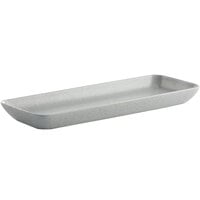 Corona by GET Enterprises PP1944497712 Cosmos 14 3/16" x 5 1/2" Moon Rectangular Platter - 12/Case