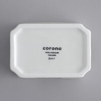 Corona by GET Enterprises PA1101909112 Actualite 4 inch x 3 inch Bright White Porcelain Sugar Caddy - 12/Case