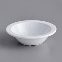 Acopa Foundations 4 oz. White Narrow Rim Melamine Fruit Dish - 12/Case