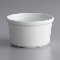 Corona by GET Enterprises PA1101807324 Actualite 6.4 oz. Bright White Porcelain Ramekin - 24/Case