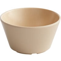 Acopa Foundations 8 oz. Tan Melamine Bouillon Cup - 12/Case