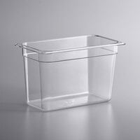 Vigor 1/3 Size Clear Polycarbonate Food Pan - 8 inch Deep