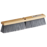 Continental F002018 18 inch Hardwood Push Broom Head with Flagged Polypropylene Bristles