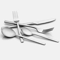 World Tableware 663 5501 Elexa Satin 9 inch 18/0 Stainless Steel Heavy Weight Dinner Knife   - 12/Case