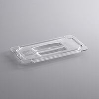 Vigor 1/4 Size Clear Polycarbonate Food Pan Lid with Handle