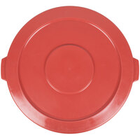 Continental 4445RD Huskee 44 Gallon Red Round Trash Can Lid