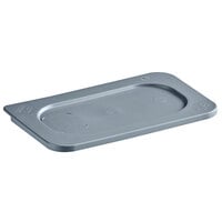 Vigor 1/9 Size Gray Secure Sealing Polyethylene Food Pan Cover