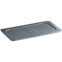 Vigor 1/4 Size Gray Secure Sealing Polyethylene Food Pan Cover