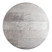 Lancaster Table & Seating Excalibur 36" Round Table Top with Textured Toscano Finish