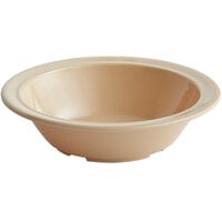 Acopa Foundations 12 oz. Tan Narrow Rim Melamine Bowl - 12/Case