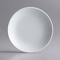 Acopa Lunar 6 inch Round White Coupe Melamine Plate - 12/Case