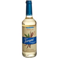 Torani Puremade Zero Sugar Vanilla Flavoring Syrup 750 mL Glass Bottle