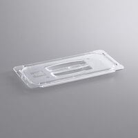 Vigor 1/3 Size Clear Polycarbonate Food Pan Lid with Handle