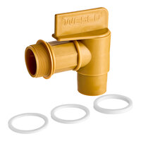 Vestil Jumbo Drum Faucet - Plastic Manual Handle For 55-Gallon Drums, Fits 2 Inch Openings