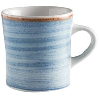 Corona by GET Enterprises PP1604726424 Artisan 11 oz. Blue Porcelain Mug - 24/Case