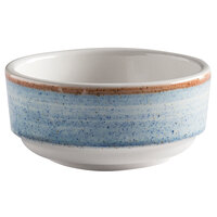 Corona by GET Enterprises PP1604727324 Artisan 3.8 oz. Blue Porcelain Bowl - 24/Case