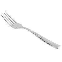Fortessa 1.5.102.FC.012 Lucca Faceted 7 1/8 inch 18/10 Stainless Steel Extra Heavy Weight Salad / Dessert Fork - 12/Case