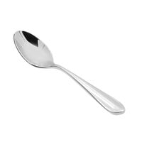 Fortessa 1.5.109.00.022 Forge 5 1/4 inch 18/10 Stainless Steel Extra Heavy Weight Demitasse Spoon - 12/Case