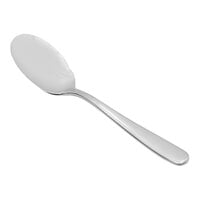 Fortessa 1.5.622.00.067 Grand City 7 1/8" 18/10 Stainless Steel Extra Heavy Weight Gourmet Flat Spoon - 12/Case