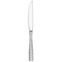 Fortessa 1.5.102.FC.006 Lucca Faceted 9 7/8 inch 18/10 Stainless Steel Extra Heavy Weight Steak Knife - 12/Case