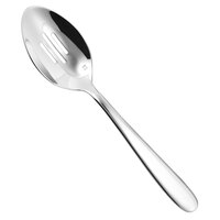 Fortessa 1.5.622.00.028 Grand City 9 1/4 inch 18/10 Stainless Steel Extra Heavy Weight Slotted Serving Spoon