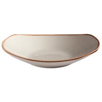 Corona by GET Enterprises PP1605723812 Artisan 34.3 oz. Beige Porcelain Pasta Coupe Bowl - 12/Case