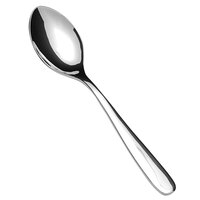 Fortessa 1.5.622.00.011 Grand City 7 3/16 inch 18/10 Stainless Steel Extra Heavy Weight Dessert / Soup Spoon - 12/Case