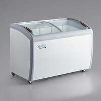 Avantco DFC13-HCL 49 3/4 inch Curved Top Display Ice Cream Freezer