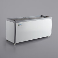 NEW 68" Ice Cream Gelato 8 Tub Freezer Top Glass Nice Modern Display NSF ETL 